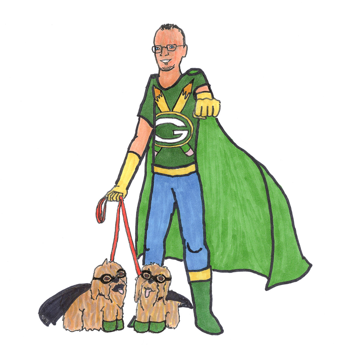 Steve Marmel and Lovey and Lambeau: Everyday Superheroes